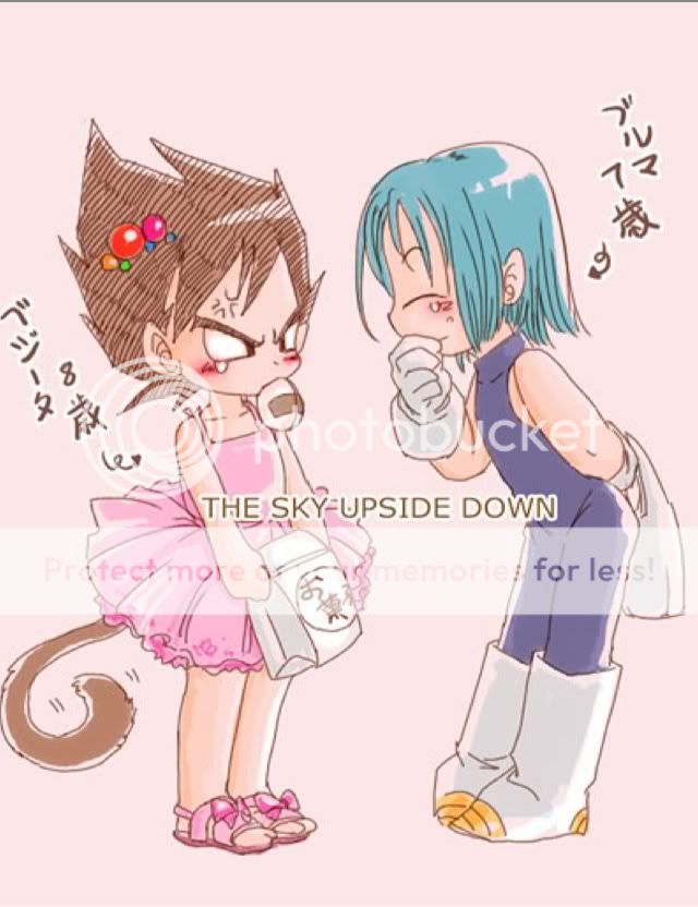 Kid Vegeta And Kid Bulma Photo by BulletFan10195 Photobucket